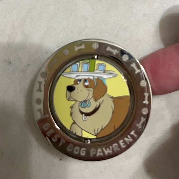 Disney Accessories - Disney Best Dog Pawrent Enamel Spinner Pin featuring Nana and Kids/Peter Pan